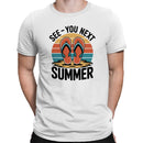 Men's T-shirt - See You Next Summer Retro Flip Flops