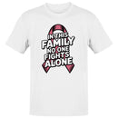 In This Family No One Fights Alone Men's T-shirt