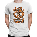 I Love Pretzels More Than People Men's T-shirt