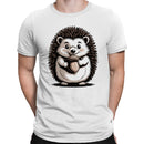 Hedgehog Holding Acorn Men's T-shirt