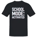 School Mode Activated Pixel Text Men's T-shirt