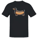 Dachshund Hot Dog Cartoon Men's T-shirt