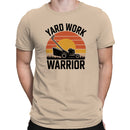 Yard Work Warrior Retro Sunset Men's T-shirt