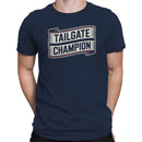 Tailgate Champion Men's T-shirt - Retro Banner Design