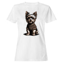 Yorkshire Terrier Sweater Illustration Women's T-shirt