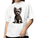 Yorkshire Terrier Sweater Illustration Women's T-shirt