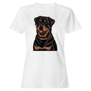 Rottweiler Dog Illustration Women's T-shirt
