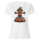 Fall Harvest Scarecrow with Pumpkins Women's T-shirt