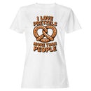 I Love Pretzels More Than People Women's T-shirt