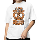 I Love Pretzels More Than People Women's T-shirt