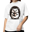Hedgehog Holding Acorn Women's T-shirt