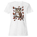 Autumn Owl on Branch Women's T-shirt