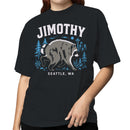 Jimothy Seattle Raccoon Skyline Women's T-shirt