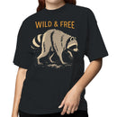 Wild & Free Raccoon Nature Women's T-shirt