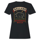 Ballard Neighborhood Watch Raccoon Women's T-shirt