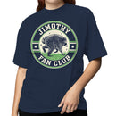 Jimothy Fan Club Raccoon Badge Women's T-shirt
