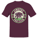 Jimothy Fan Club Raccoon Badge Men's T-shirt