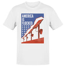 America Is Flocked Solar Panel Satire Men's T-shirt