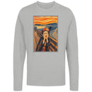 Frida Kahlo Meets The Scream Women's Long Sleeve Shirt