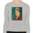 Woman with Flower Crown Long Sleeve T-Shirt