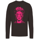 Surreal Pink Multi-Eye Portrait Women's Long Sleeve