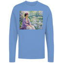 Women's Long Sleeve Water Lily Garden Impressionist Tee