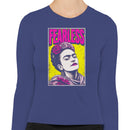 Fearless Feminist Portrait Women's Long Sleeve Shirt