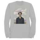 Surreal Portrait Floral Crown Women's Sweatshirt