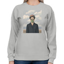 Surreal Portrait Floral Crown Women's Sweatshirt