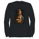 Floral Crown Portrait Women's Sweatshirt