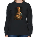 Floral Crown Portrait Women's Sweatshirt