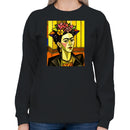 Frida Kahlo Geometric Floral Women's Sweatshirt