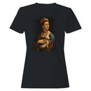 Floral Crown Portrait Animal Companion Women's T-shirt
