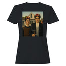Frida Kahlo American Gothic Parody Women's T-shirt