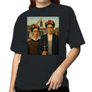 Frida Kahlo American Gothic Parody Women's T-shirt