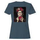 Floral Crown Woman Holding Cup Women's T-shirt