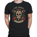 The Spirit Lives On Sugar Skull Art Men's T-shirt
