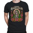 Every Memory Lives On Day of the Dead Men's T-shirt