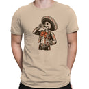 Mariachi Skeleton Drinking Tequila Men's T-shirt