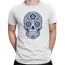 Sugar Skull Floral Pattern Men's T-shirt