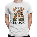 Halloween Ghost Men's T-shirt - Spooky Season Sober Season