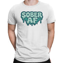 Sober AF Dripping Bubble Letter Men's T-shirt