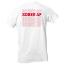 Sober AF Motivational Men's T-shirt