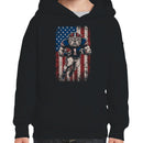 Youth's American Football Bulldog Hoodie