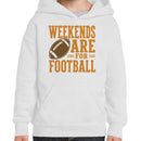 Weekends Are For Football Youth Hoodie
