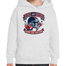 Rise and Grind Game Day Football Youth Hoodie