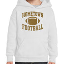 Hometown Football Vintage Distressed Youth Hoodie
