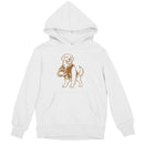 Football Dog Mascot Youth Hoodie