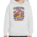 Youth's Hoodie - Clear Eyes Full Plates Can't Lose