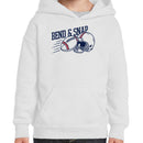 Youth's Hoodie with Bend & Snap Football Helmet Design